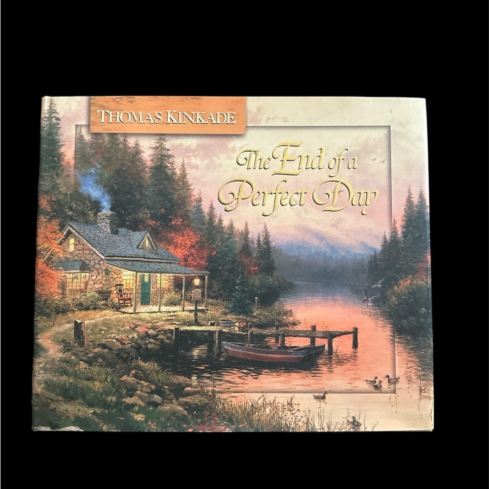 Thomas Kincade “The End Of A Perfect Day” Coffee Table Book Book